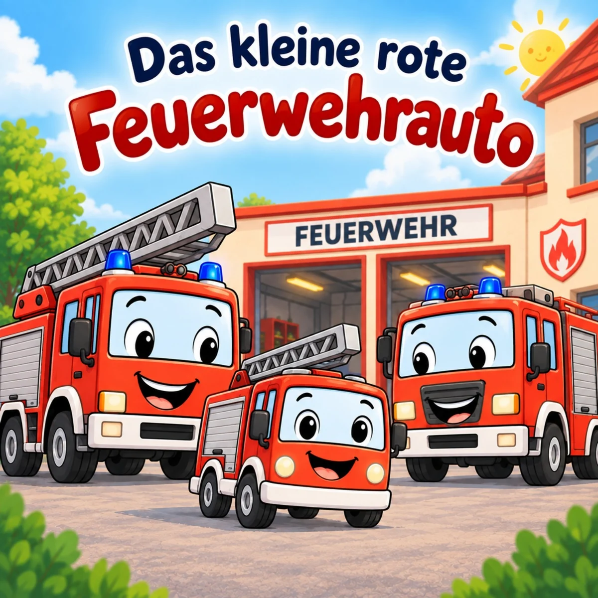 Das kleine rote Feuerwehrauto – und der mutige Einsatz im Park